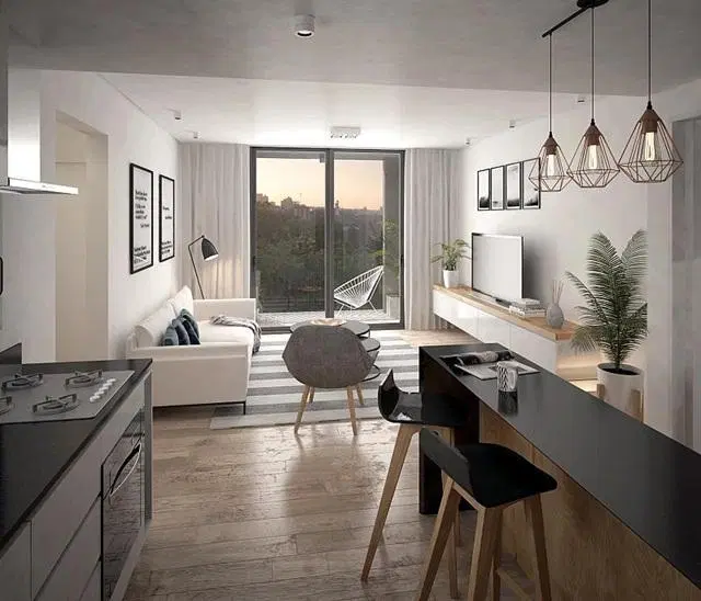 Departamento 3 ambientes en venta en España al 1000 . TIGREVISTA ESPAÑA 4