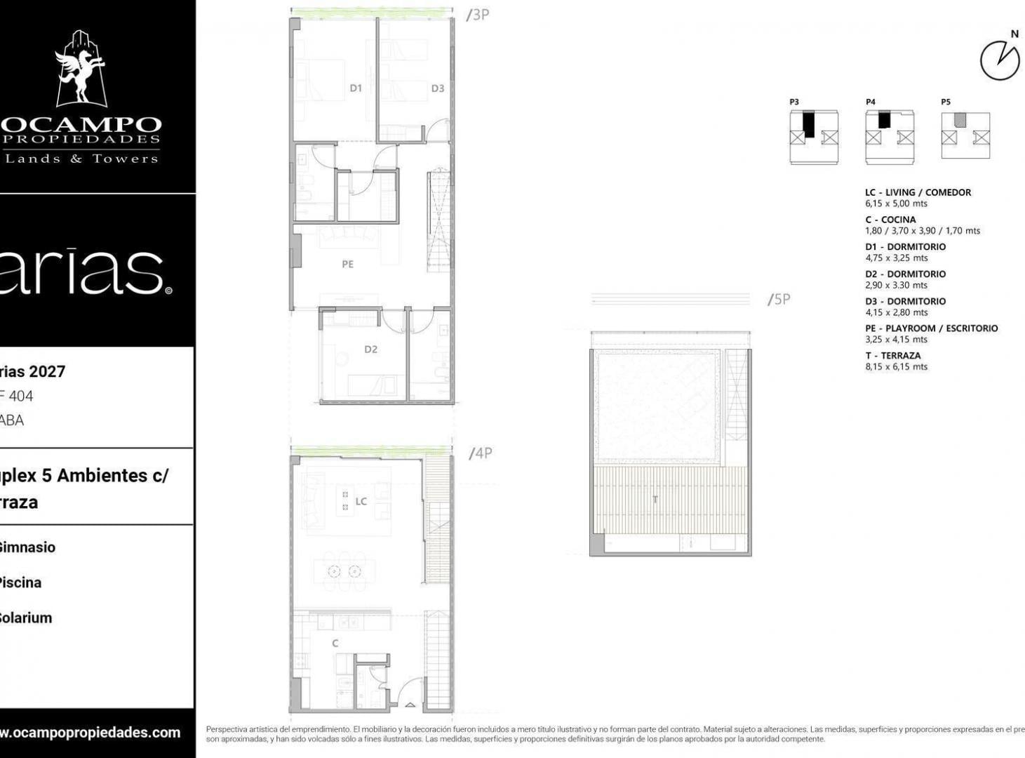 Venta - Triplex de 4 dormitorios | playroom | terraza en Nuñez