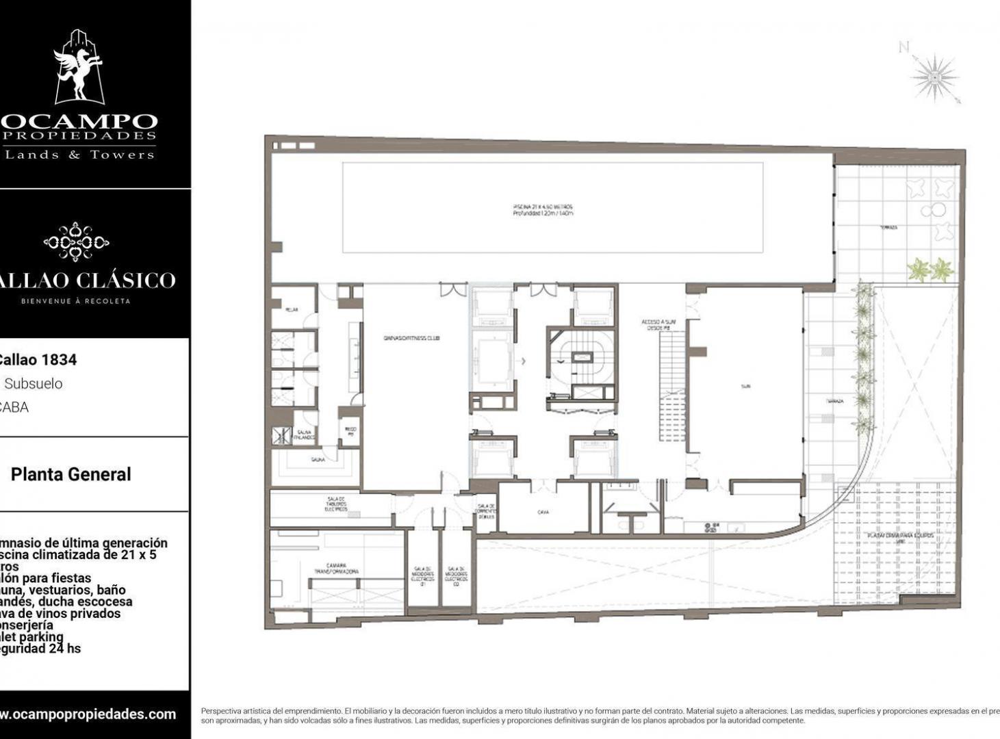 Venta de departamento 4 ambientes en Recoleta
