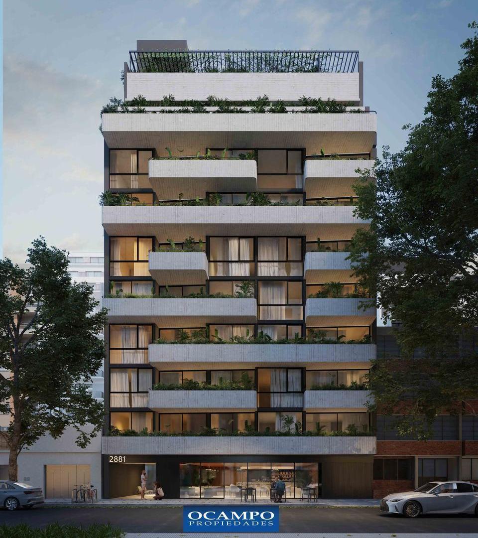 Venta de departamento de 2 ambientes con parrilla en Nuñez