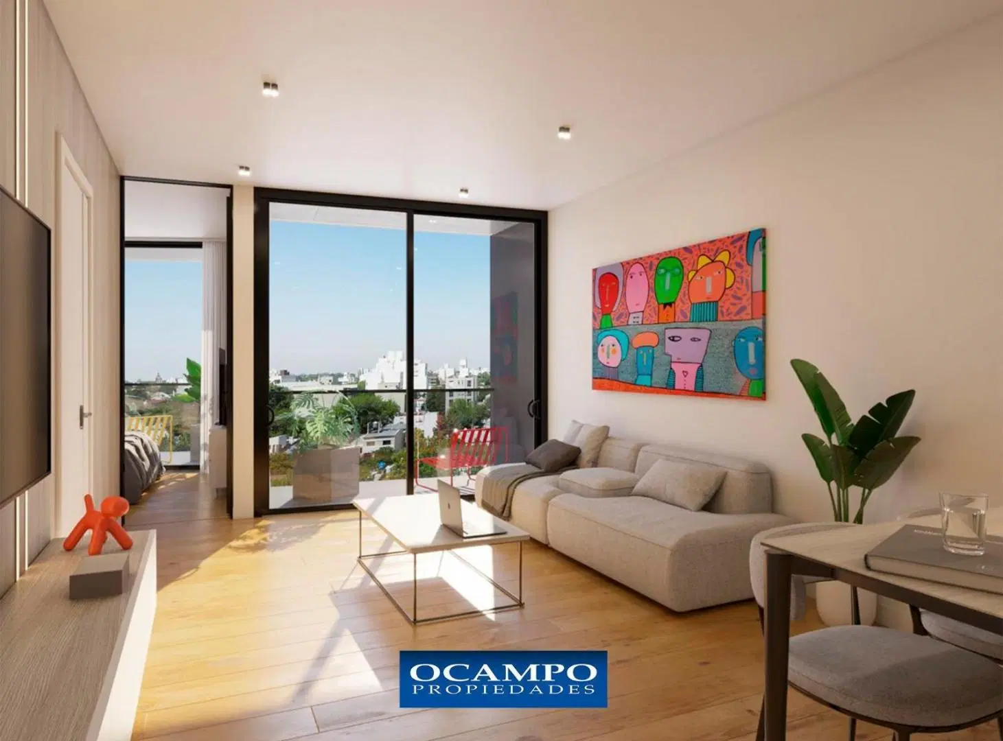 Venta de departamento 3 ambientes con terraza en Palermo 5