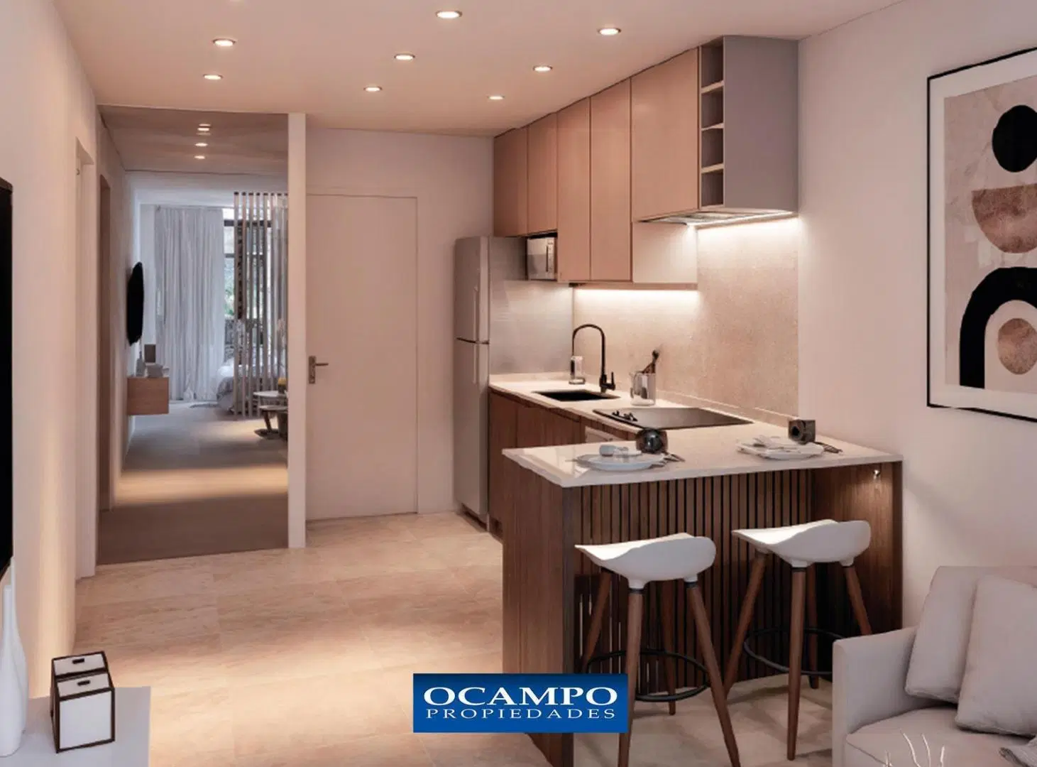 2 Ambientes con balcón en Las Cañitas | Privé Polo | Piscina y Gym 2