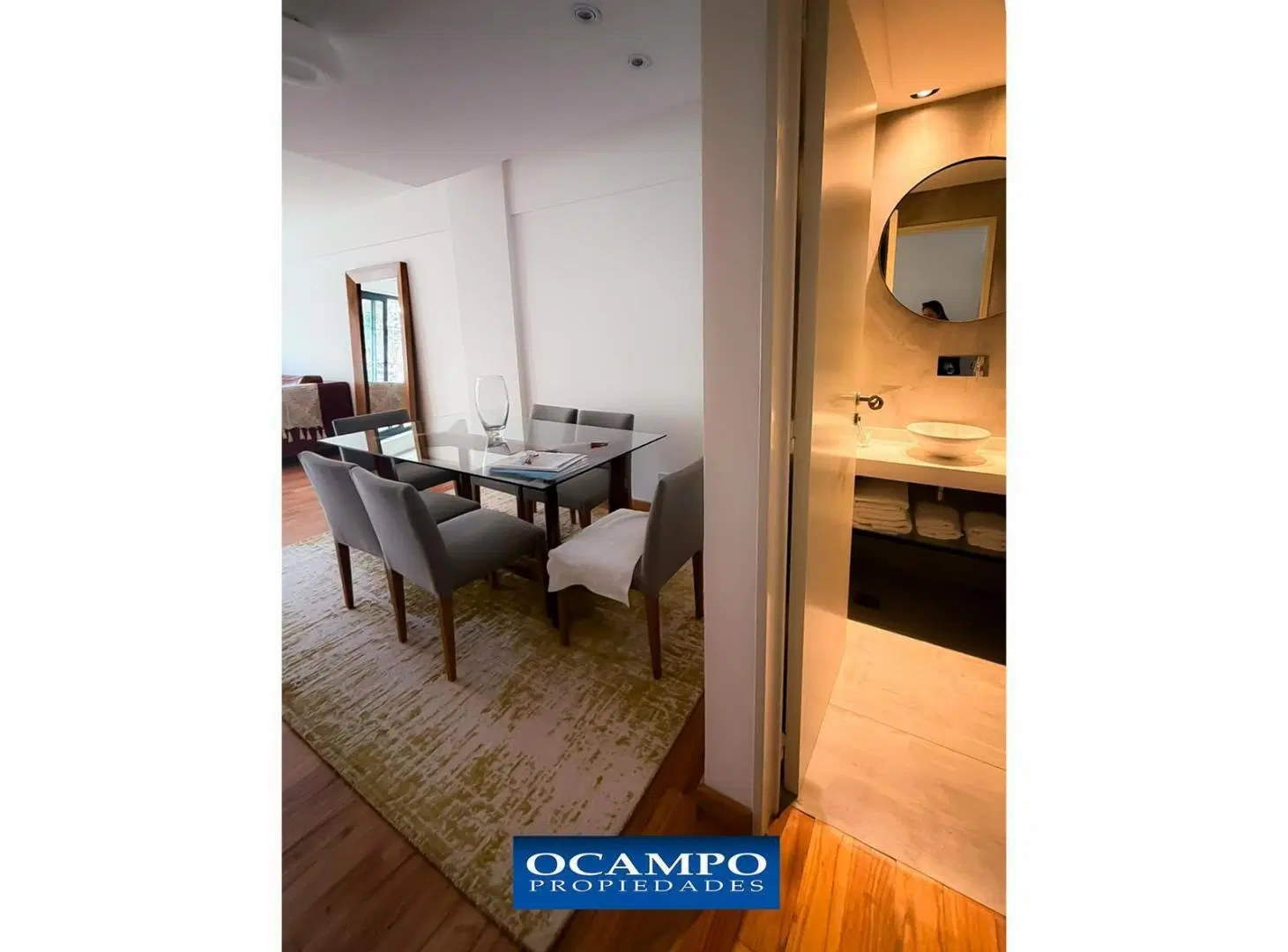 Departamento en Venta al Frente de 3 ambientes con cochera en Palermo 2