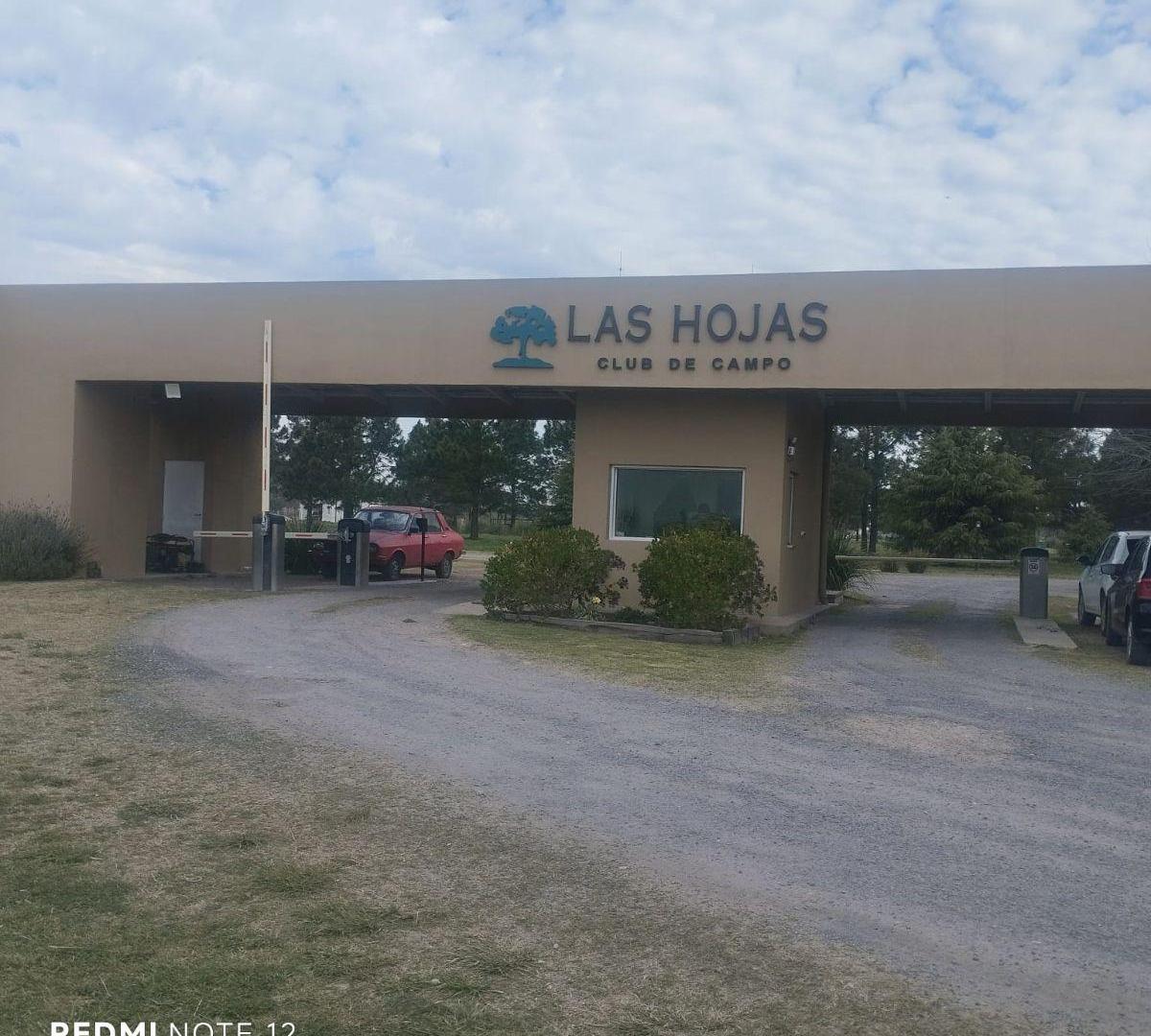 LOTE EN VENTA - LAS HOJAS CLUB DE CAMPO - MARCOS PAZ