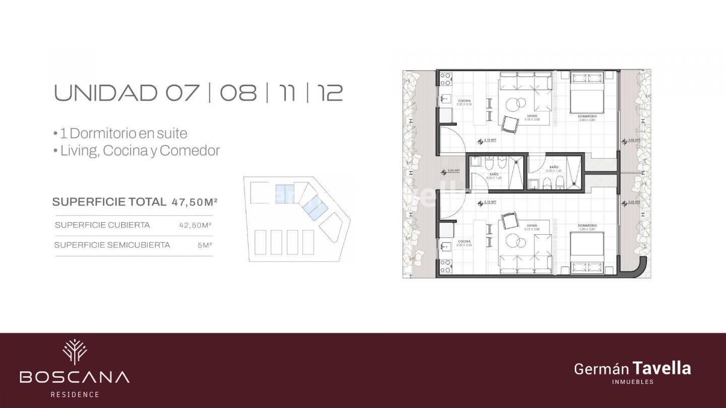 Foto de Venta Departamento 2 Ambientes - Boscana Residence Parque Leloir, imagen 1