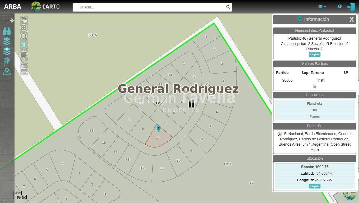 Foto de Lote en venta en El Nacional, General Rodríguez, imagen 2