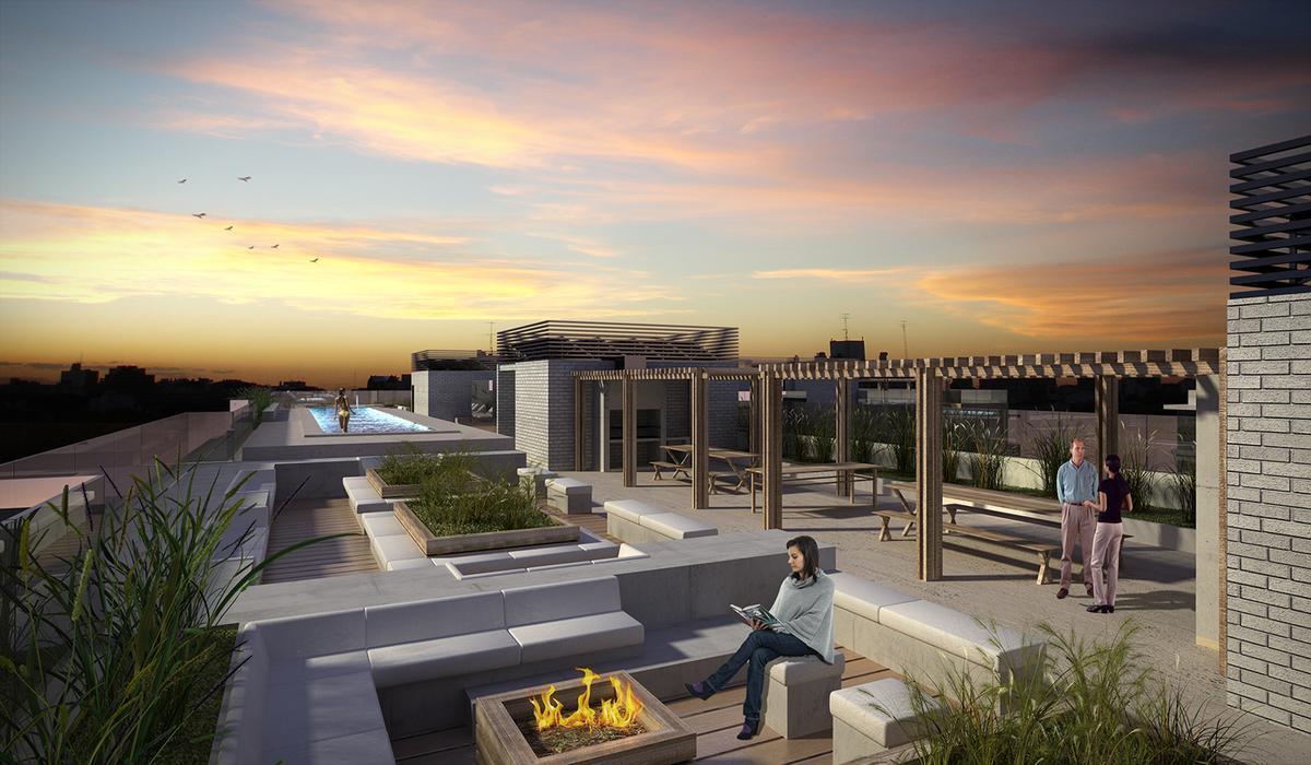 Departamento de 2 ambientes con cochera en venta en Villa Martelli