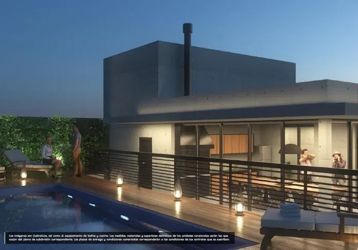 Departamento 2 ambientes en venta en Florida 3