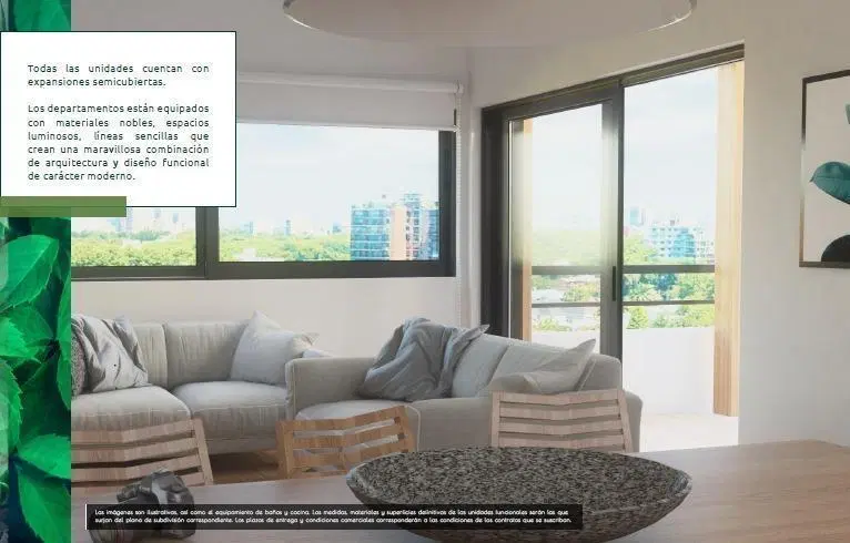 Departamento 2 ambientes en venta en Florida 5