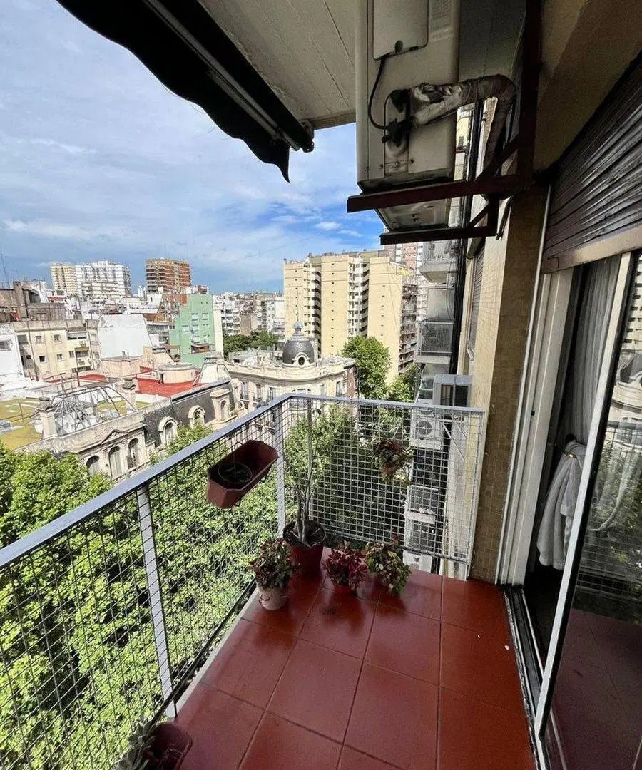 Alquiler  Recoleta 4 amb  balcón piso alto luz 3