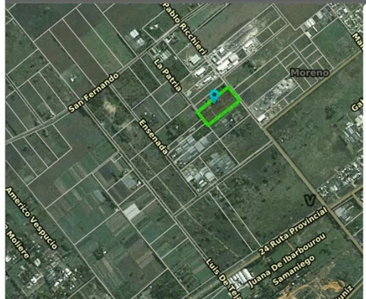 VENTA TERRENO 2.5 HAS  ZONA INDUSTRIAL. MORENO 2