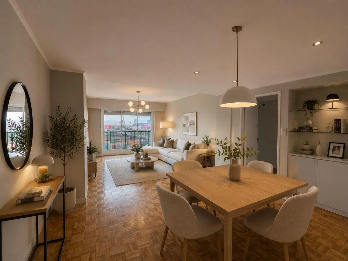 Dpto. 3 amb. en venta piso alto Avda. Libertador 4
