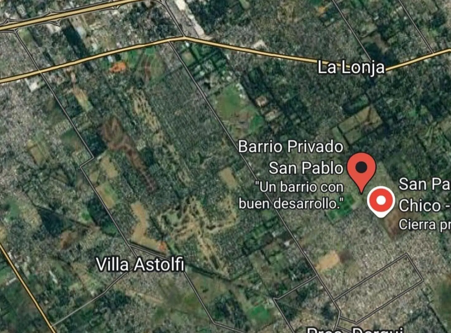 Venta lote interno /terreno en San Pablo, Pilar 3