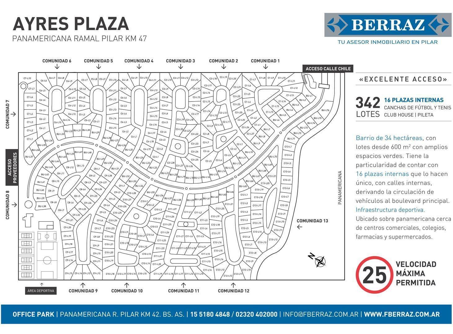 Casa venta 6 ambientes en Ayres Plaza lote de 677 m2 Pilar, Zona Norte