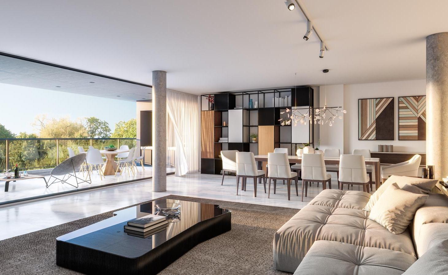 Departamento en venta  a estrenar de categoria de  3 dormitorios en Barrio Cerrado La Clementina.