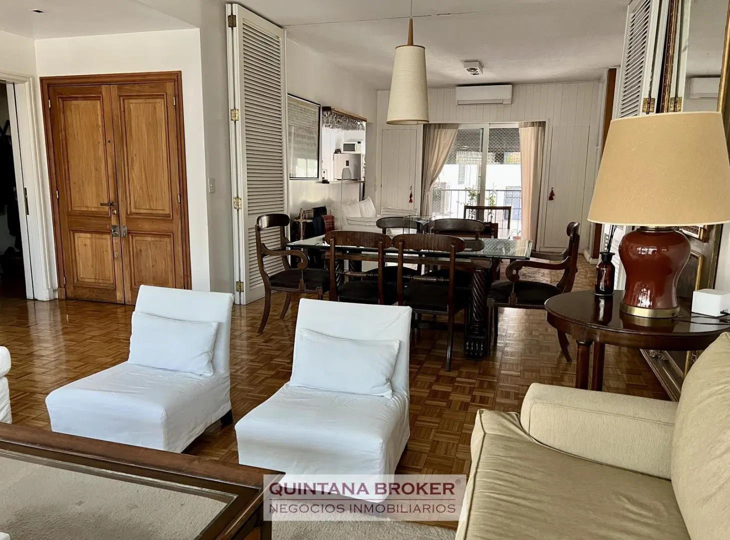 Av. Quintana 400, Recoleta - Alquiler amoblado, 3 dormitorios, balcón terraza y cochera, seguridad 5