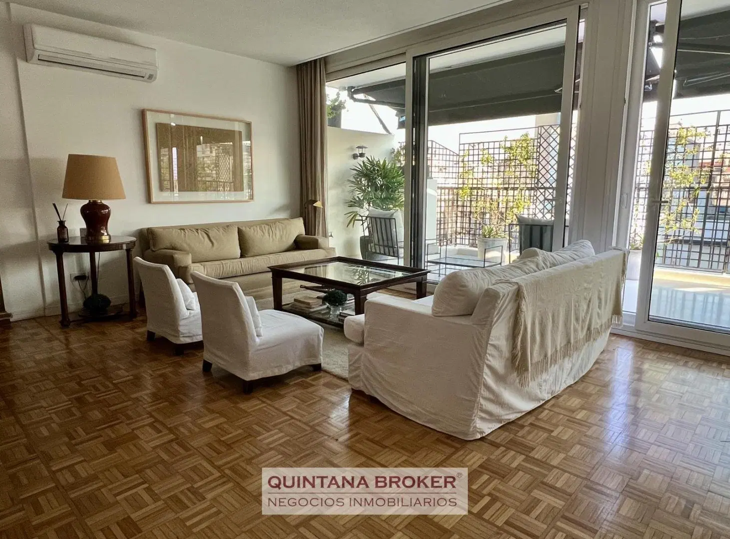 Av. Quintana 400, Recoleta - Alquiler amoblado, 3 dormitorios, balcón terraza y cochera, seguridad 4