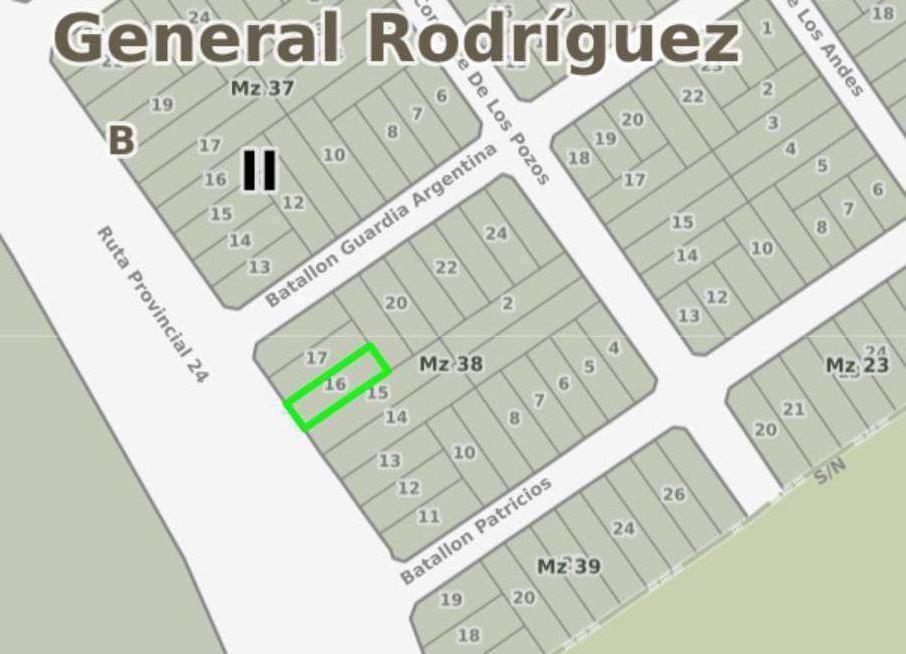 Alquiler Terreno General Rodríguez