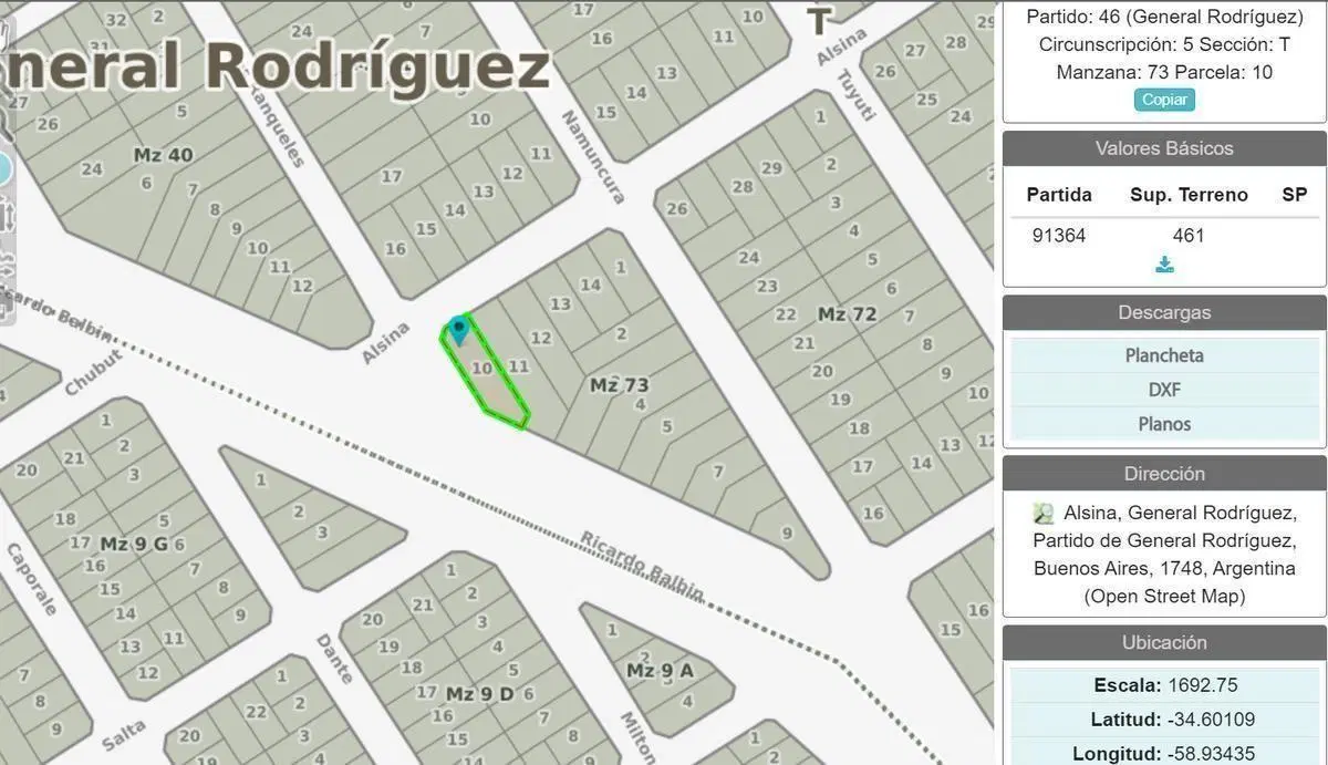Alquiler Terreno General Rodriguez 5