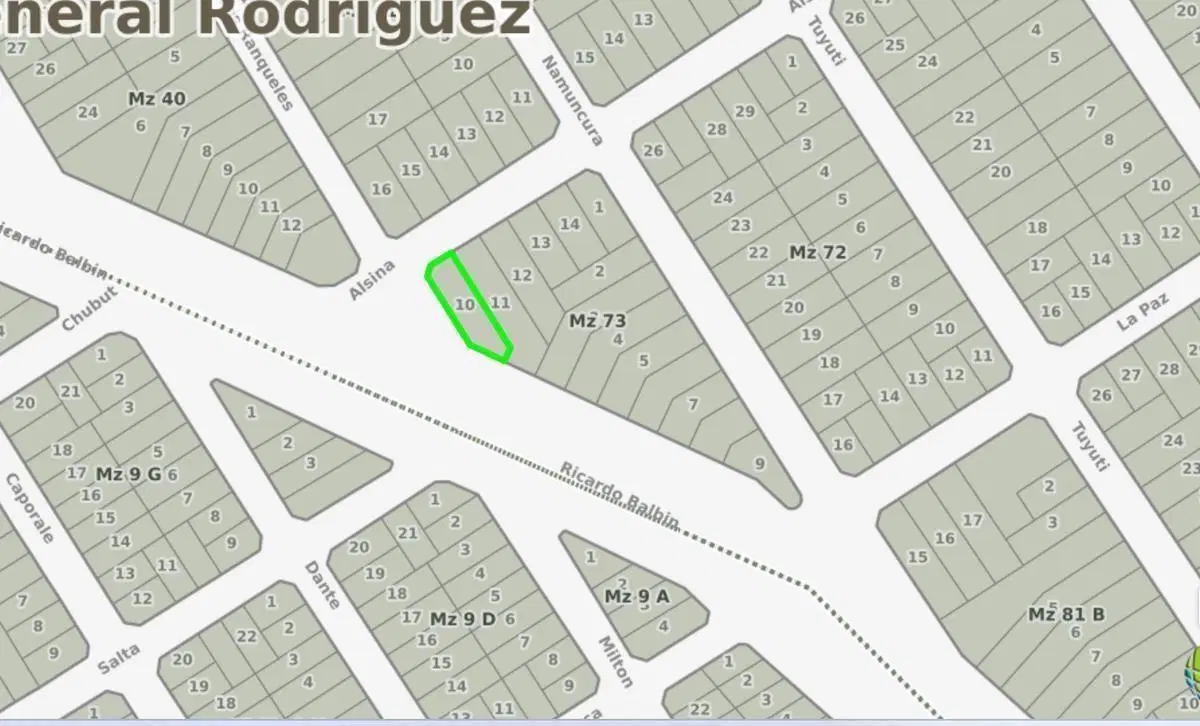 Alquiler Terreno General Rodriguez 1