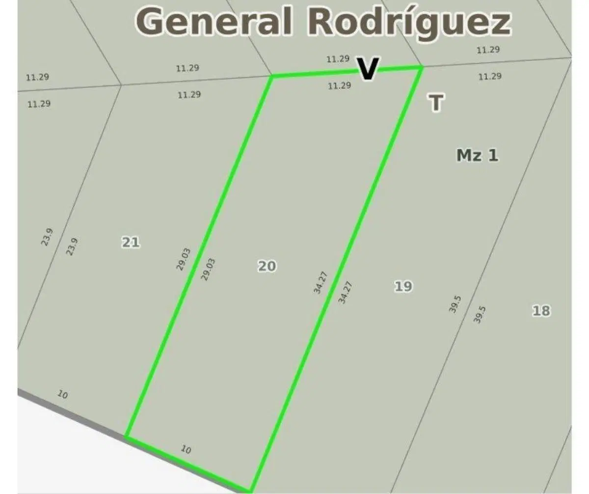 VENTA - TERRENO - GENERAL RODRIGUEZ 3