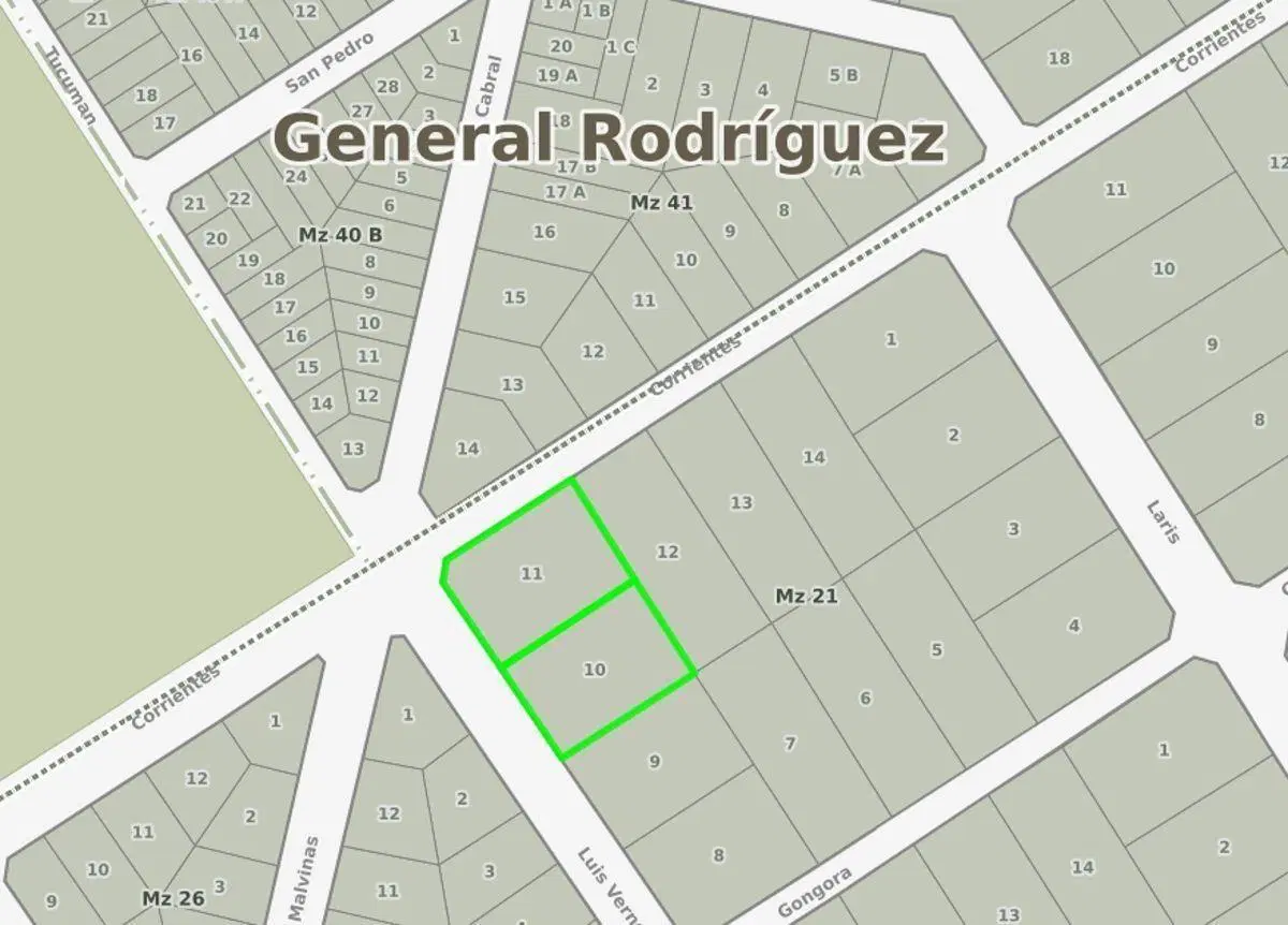 Venta Lote General Rodríguez 4
