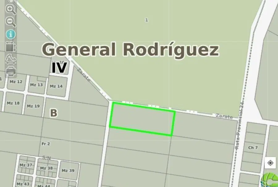 Campo 3.73 hectáreas | . | Zarate entre Ruta 24 y Navarro 2
