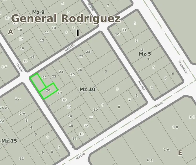 Lote . | Berutti Esquina Callao 1
