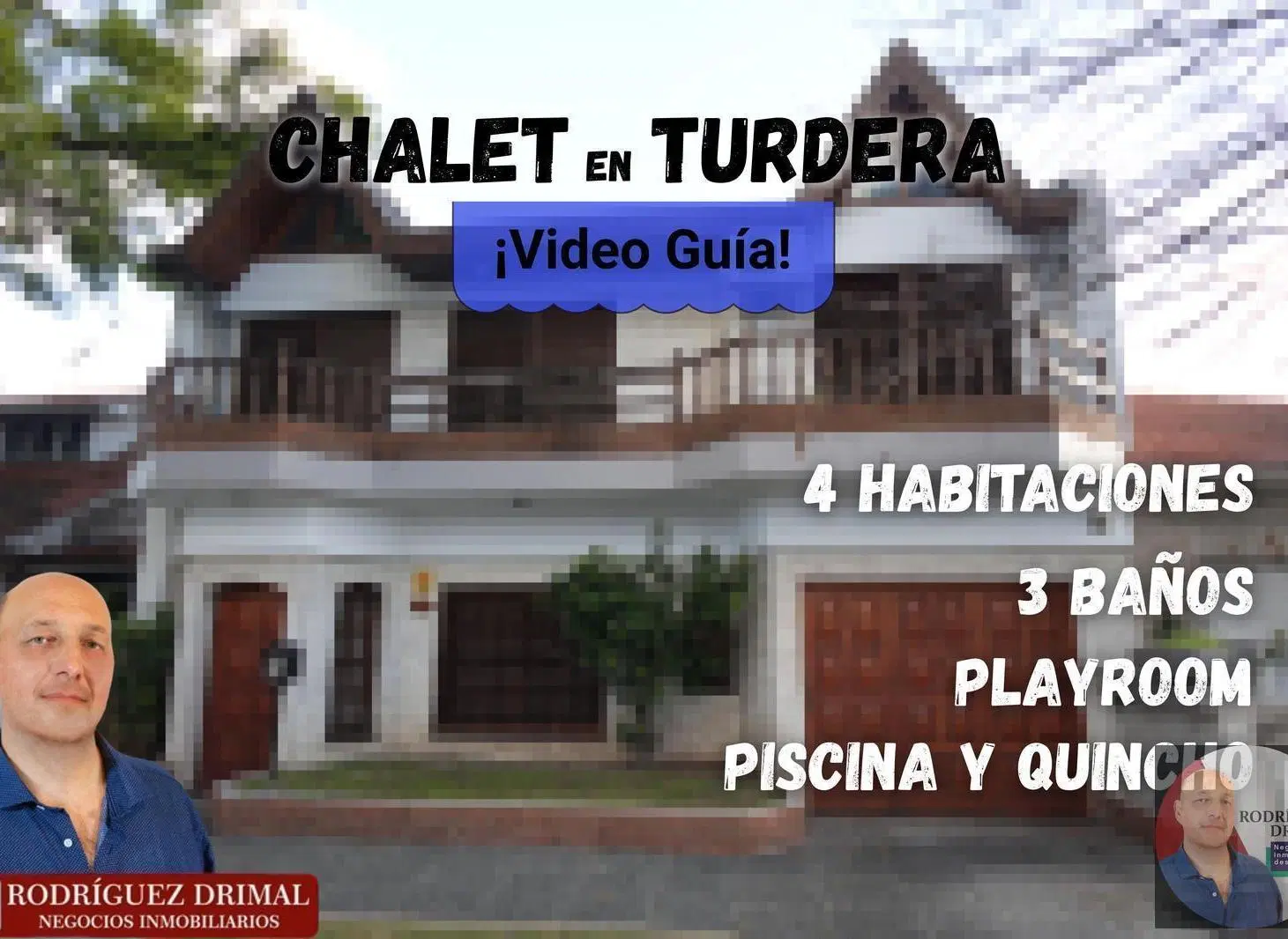 Chalet con garage, 4 habitaciones y pileta en Turdera! 3