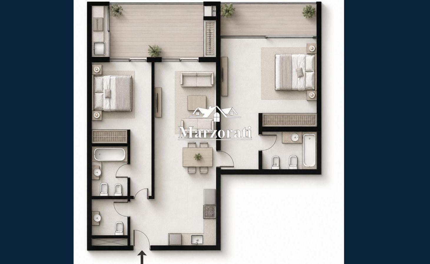 Foto de Departamento en Las terrazas km 25 - 3 ambientes con cochera, imagen 3
