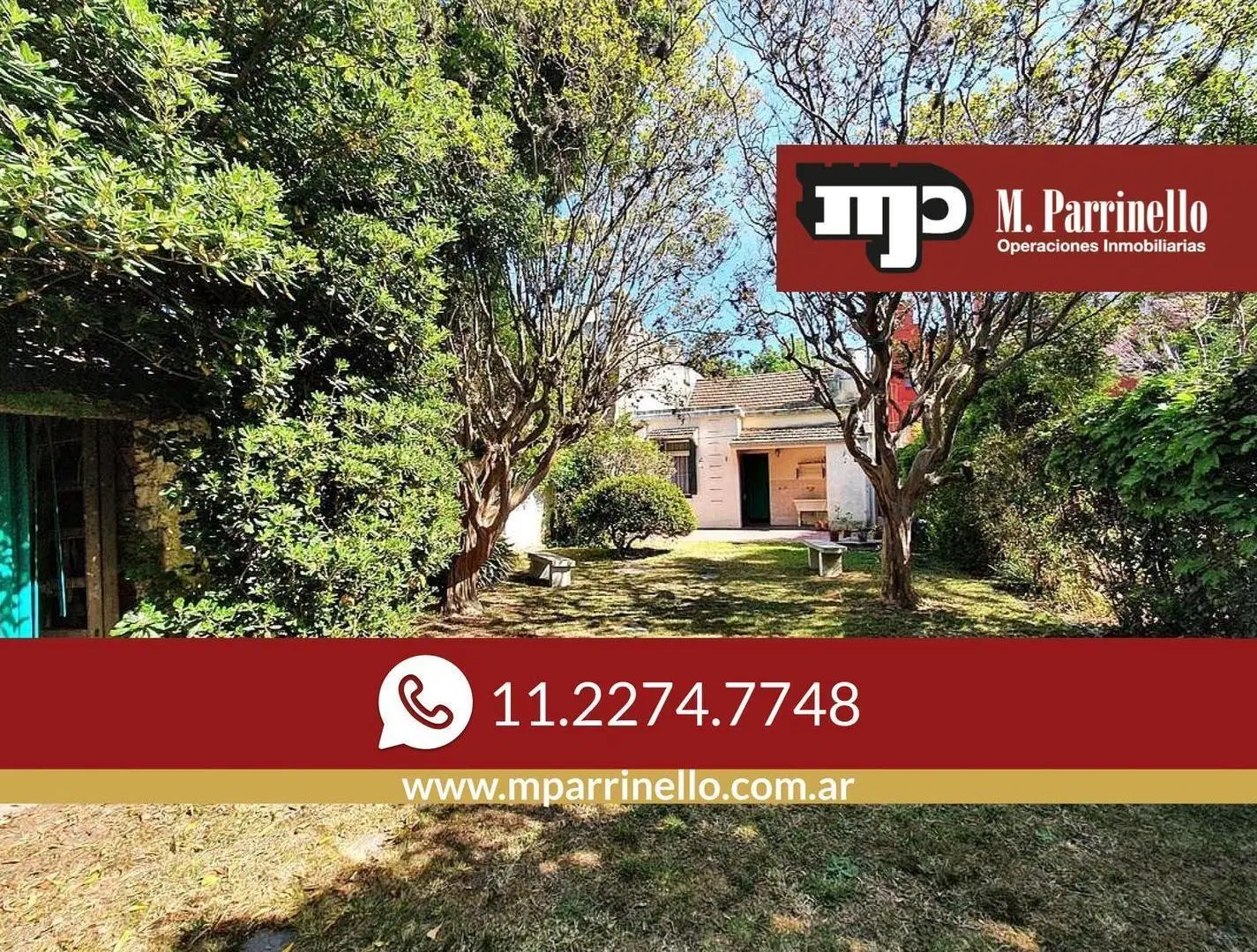 Casa de 5 ambientes toda en PB, con Gran Jardín y Mucho Potencial en Excelente Lote- En Venta 8