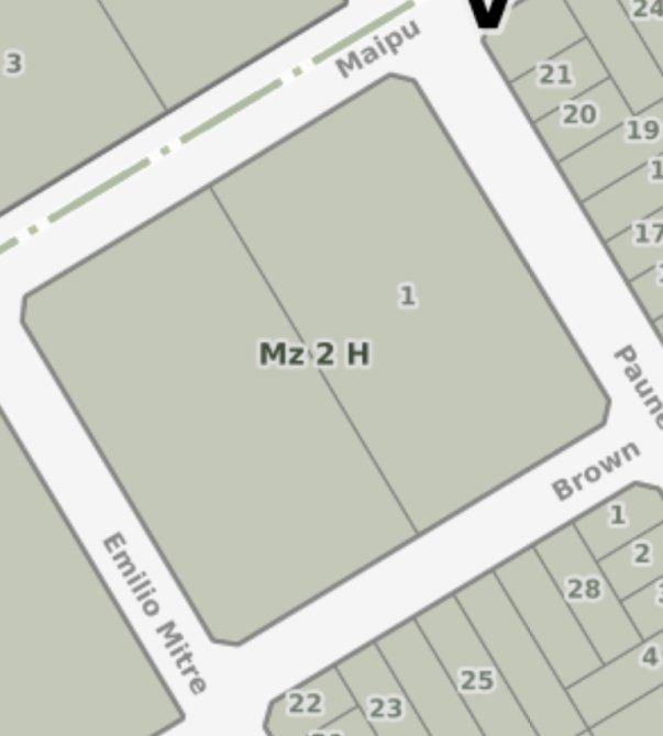 LOTE CENTRICO EA LA VENTA EN CANNING