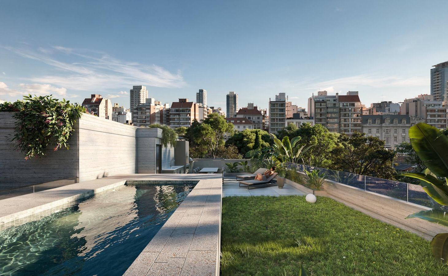 4 Ambientes con Balcon Terraza y Terraza Venta Belgrano R en pozo