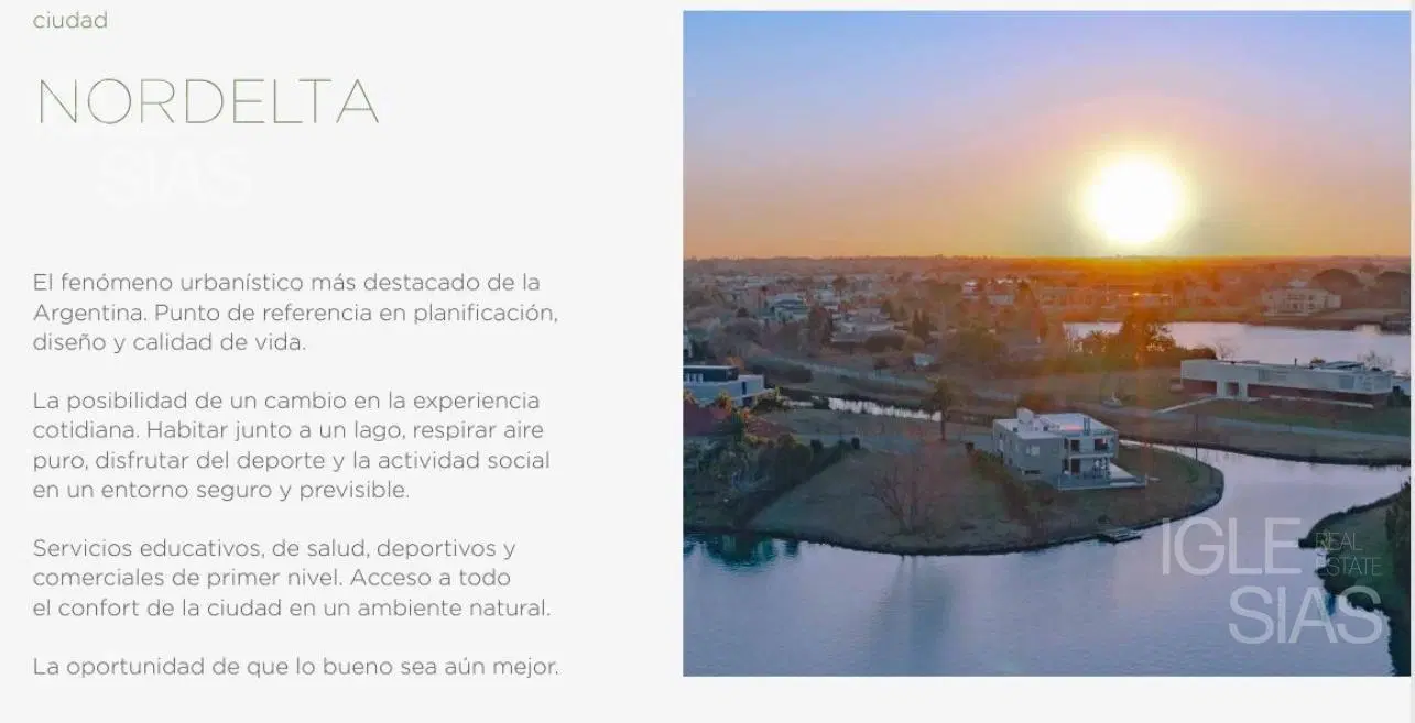 Terreno al lago  en Casuarinas Nordelta 4