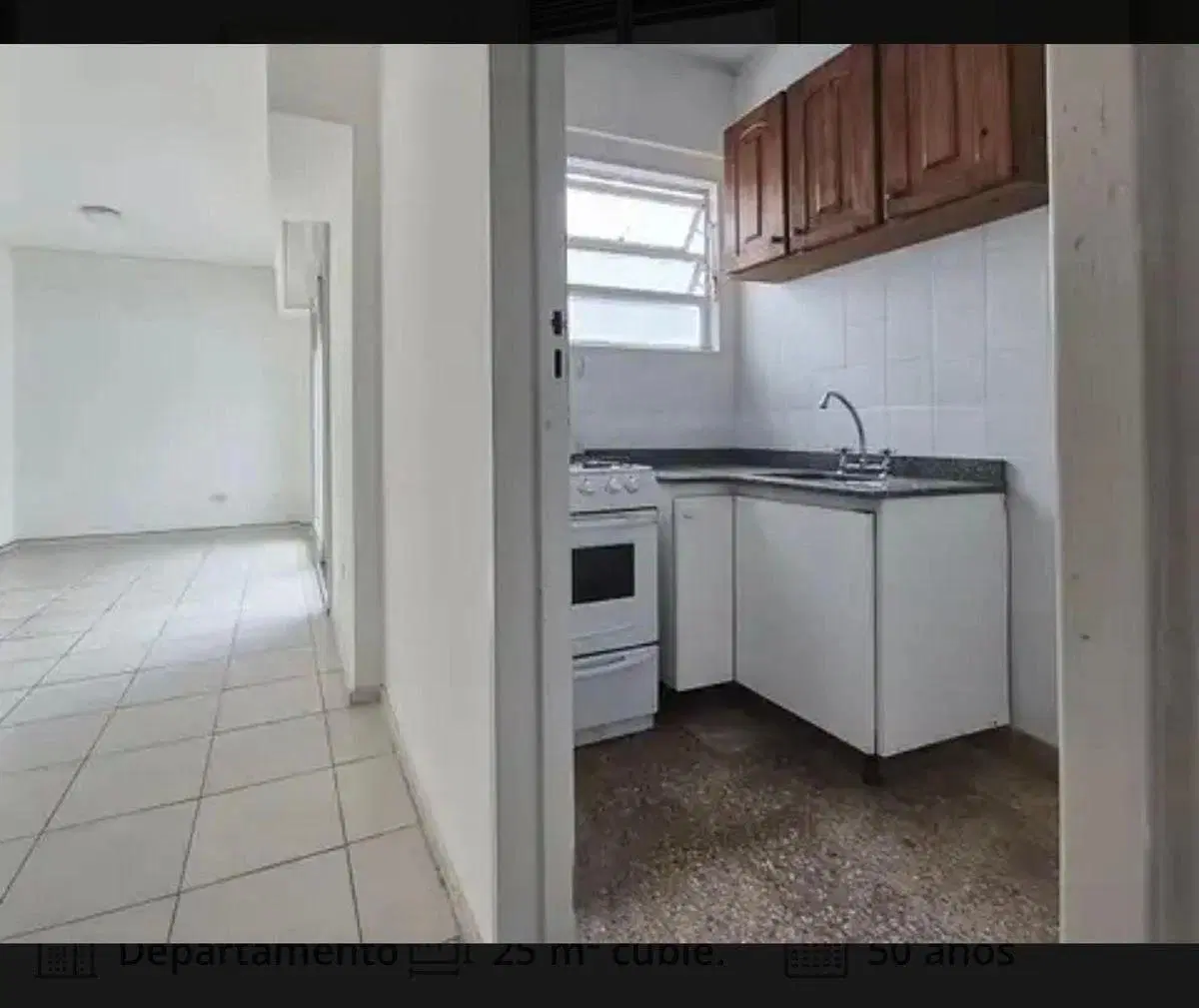 Departamento Monoambiente en zona residencial Caballito luminoso. 2do Lateral 3