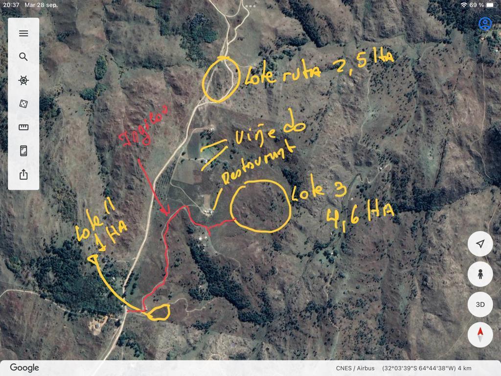 Cba - Yacanto Cal - Lote 2,6ha - Sobre Rs273 - 19 Lotes - Inc Viñed/restó - Vta Pan V de Calam - Sin Exp - Escrit 4