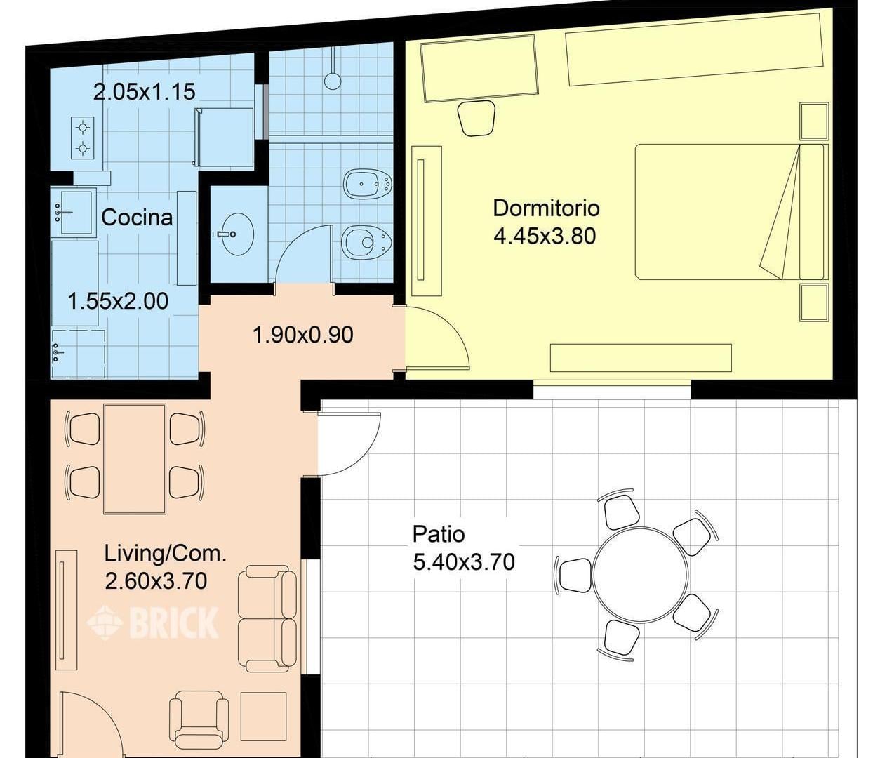 TIPO CASA EN AV. JUJUY AL 2000 - ESPACIO AEREO GRAN PATIO BAULERA