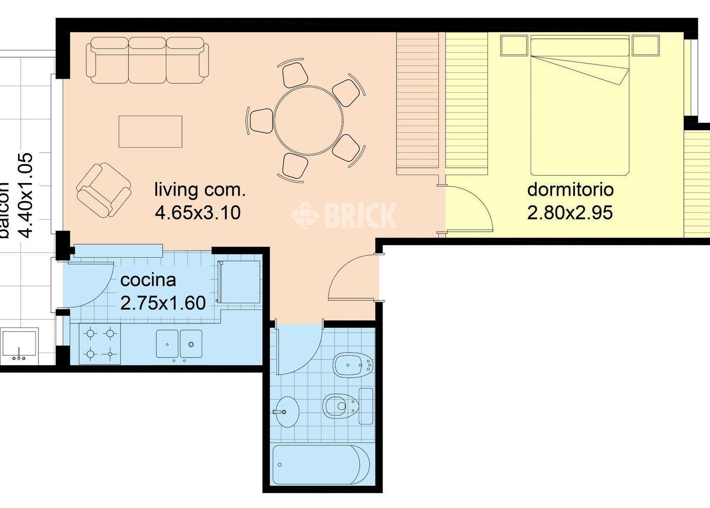 SAN BENITO DE PALERMO AL 1600 - COCHERA IMPECABLE BALCON V/ABIERTA TODO SOL AMENITIES