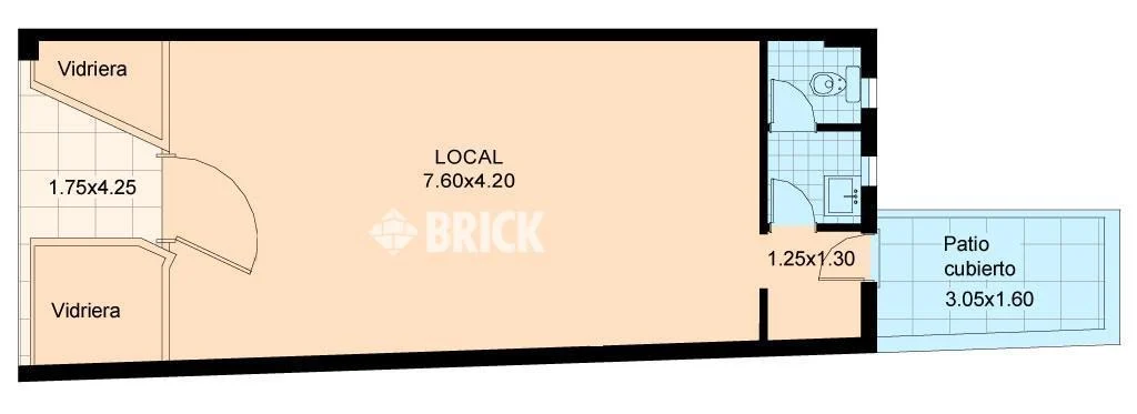 LOCAL A LA CALLE EN SARMIENTO AL 1500 - 50 M2 PATIO TOILETTE