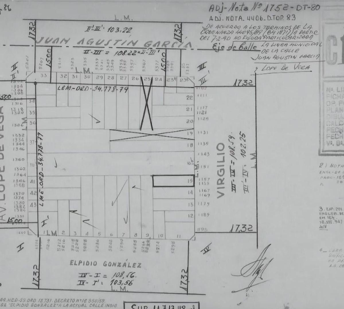 Foto de LOTE PROPIO DE 7.79X34.65 METROS EN AV. LOPE DE VEGA AL 1300 - A CONSTR, imagen 2