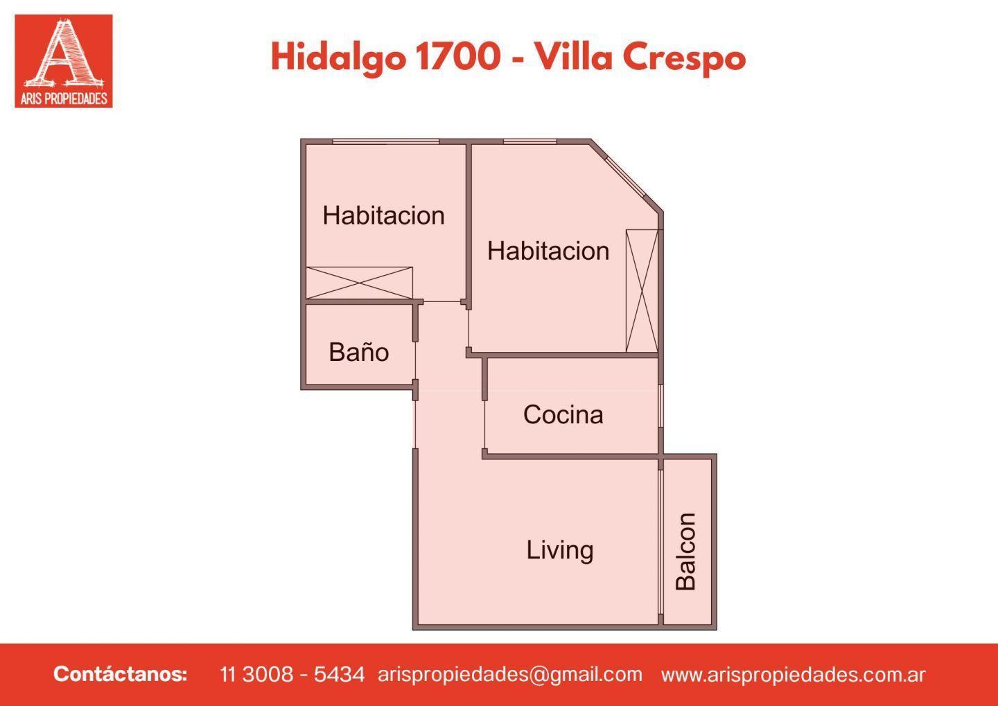 Foto de la propiedad en HIDALGO 1705. Entre Galicia, Villa Crespo, Capital