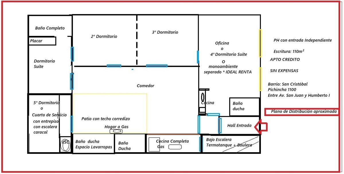 Foto de PH SIN EXPENSAS - ENTRADA INDEPENDIENTE AL FRENTE 5 AMBIENTES, imagen 2