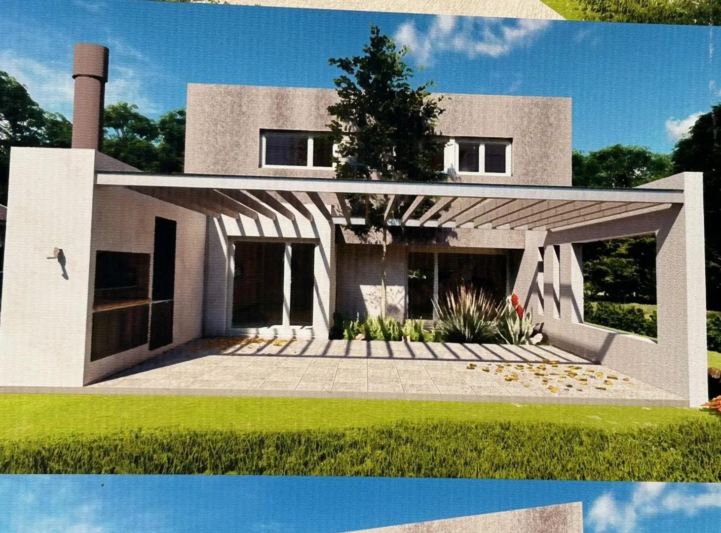 CASA A ESTRAENAR SOBRE 1 LOTE 3 DOEM PILETA 5