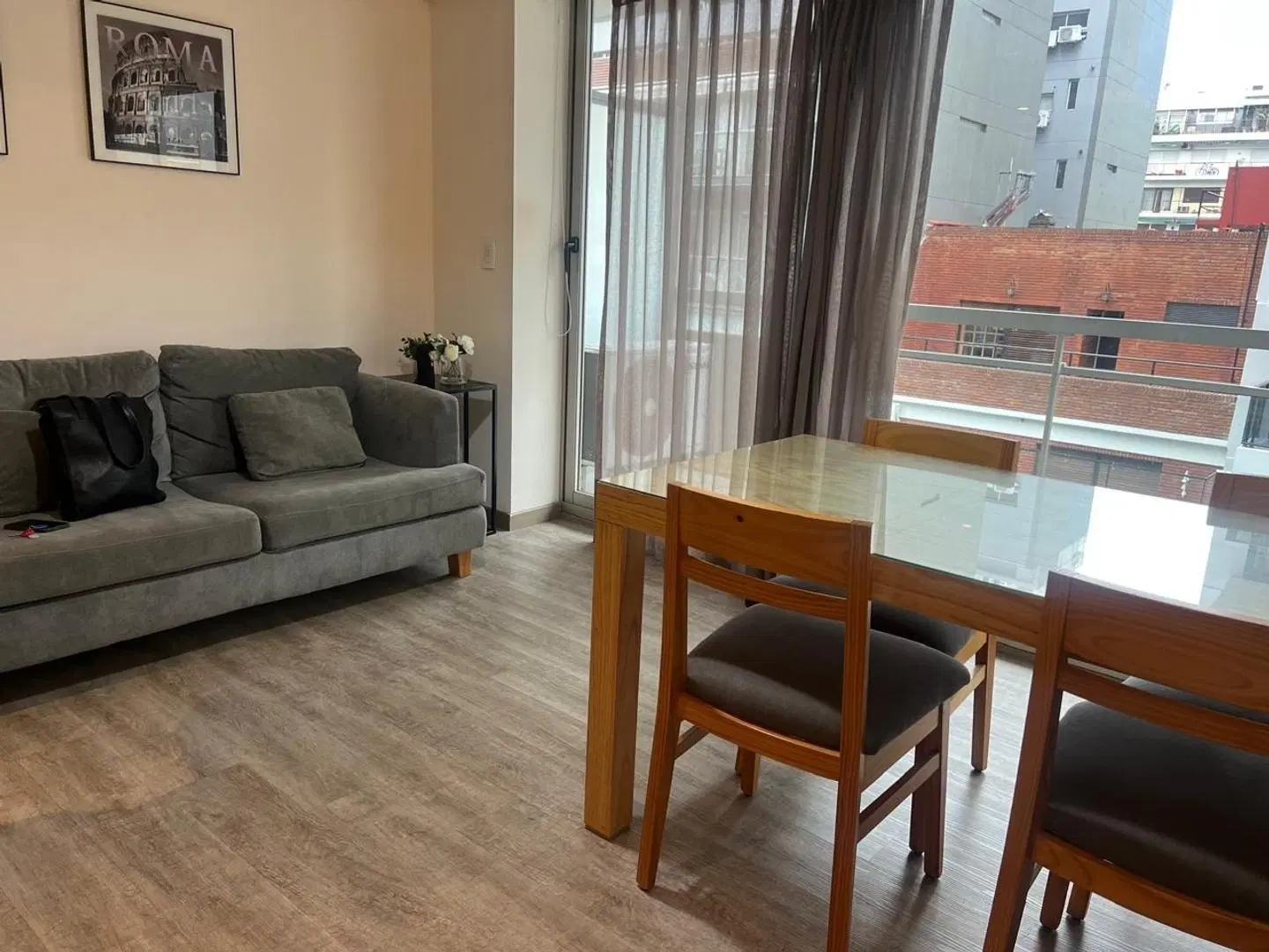 Departamento 1 ambiente y medio - Excelente - Las Cañitas 3