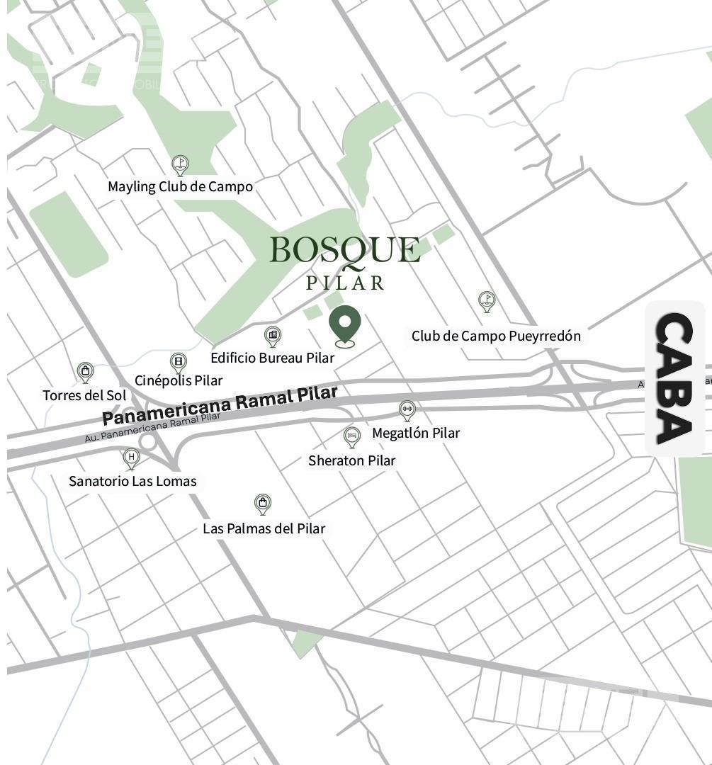 Venta 2 Amb Bosque Pilar Jardin Cochera. Impecable Construccion. AMENITIES: