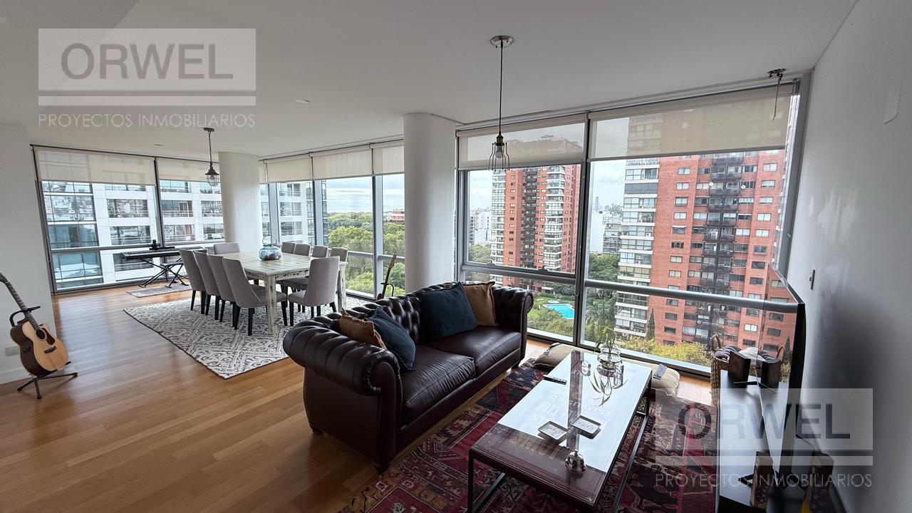 Forum Alcorta! Vista al RIO! 240 m2. 3 Suites mas dependencia. 2 coch.