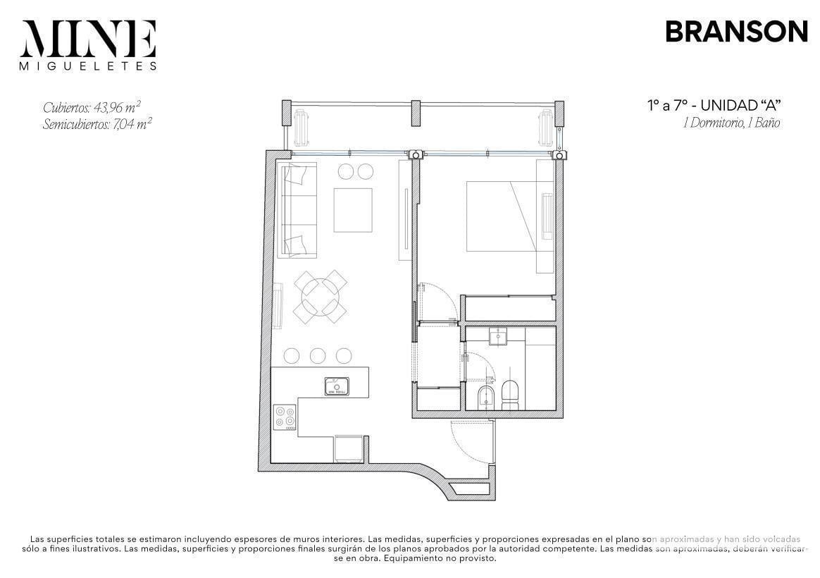 Departamento 2 ambientes en Venta en Belgrano A Estrenar Pileta