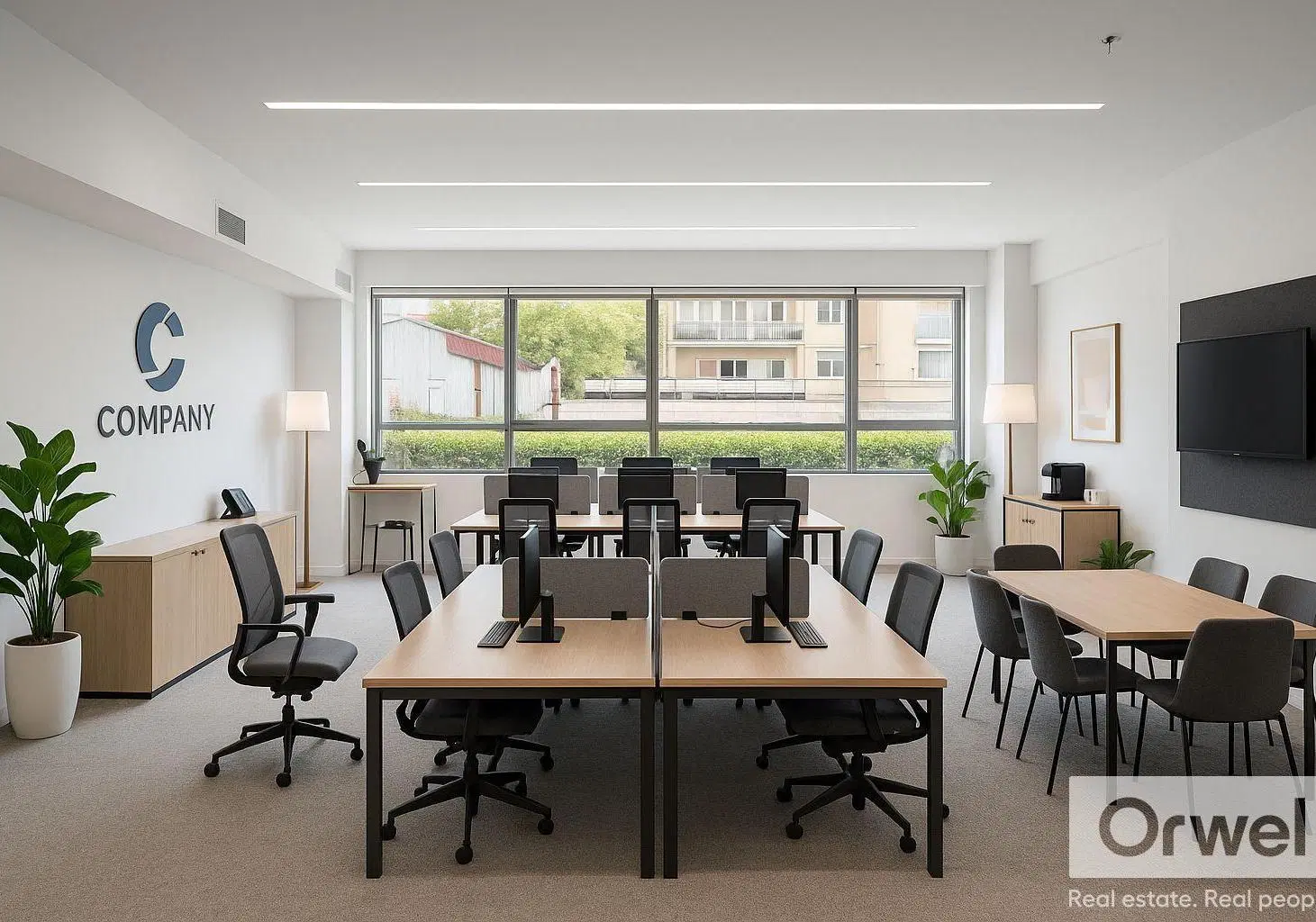 Oficina en Liberateur! 105 m2. Imagen corporativa. Cochera. Seg 24 hs. 3