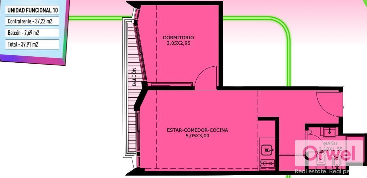 Foto de Departamento en Belgrano, 2 Ambientes en Edificio con Amenities!, imagen 5