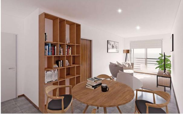 Depto 1 Amb con Balcon en Construccion - Agronomia 2